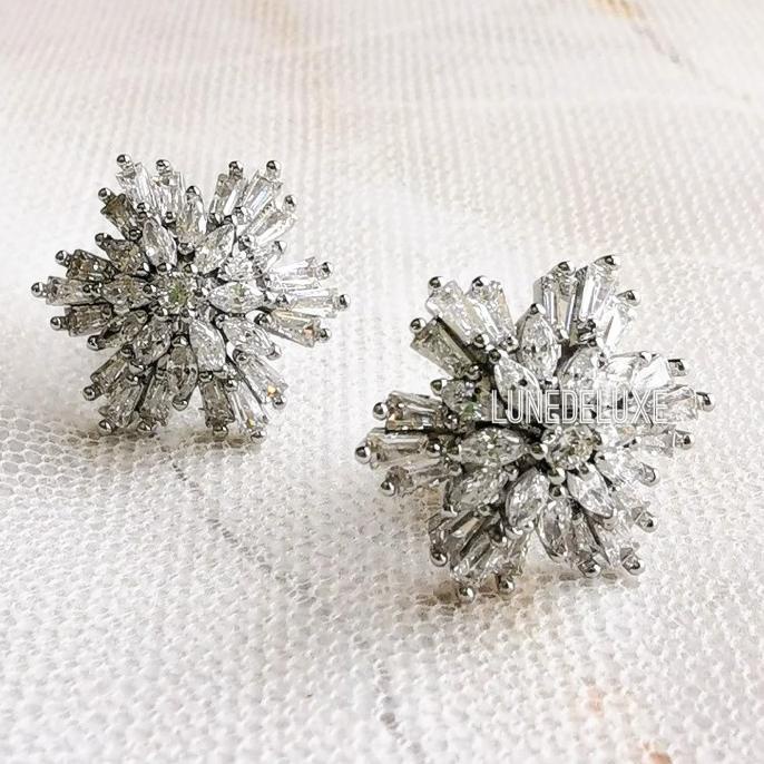 Elodie Earrings/anting wanita/anting crystal/anting pesta/perhiasan