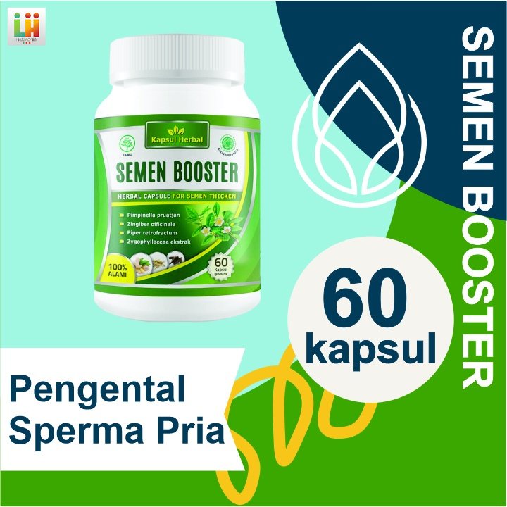 SEMEN BOOSTER ORIGINAL ASLI- Obat Herbal Pengental Dan Penyubur Sperma Pria HOLOGRAM RESMI