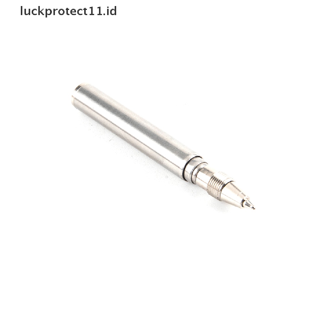 /Fashion Hot//// Alat Telescoping Portabel Pen Logam Kunci Ring Stainless Steel Gantungan Kunci Hadiah.