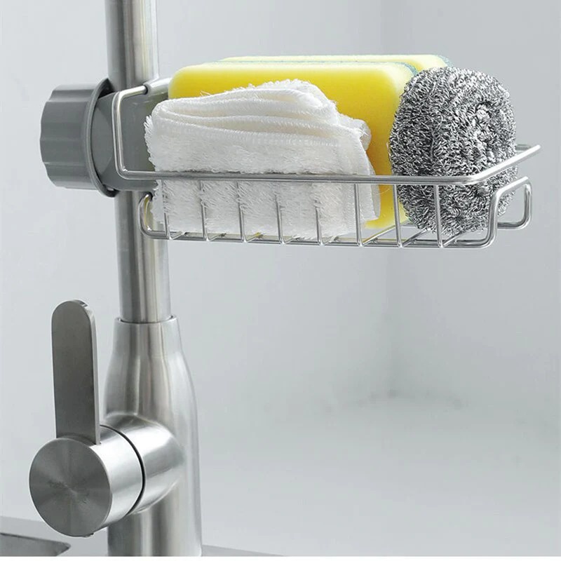 Faucet Rack Stainless Steel Hanging Sink Kran Air Rak