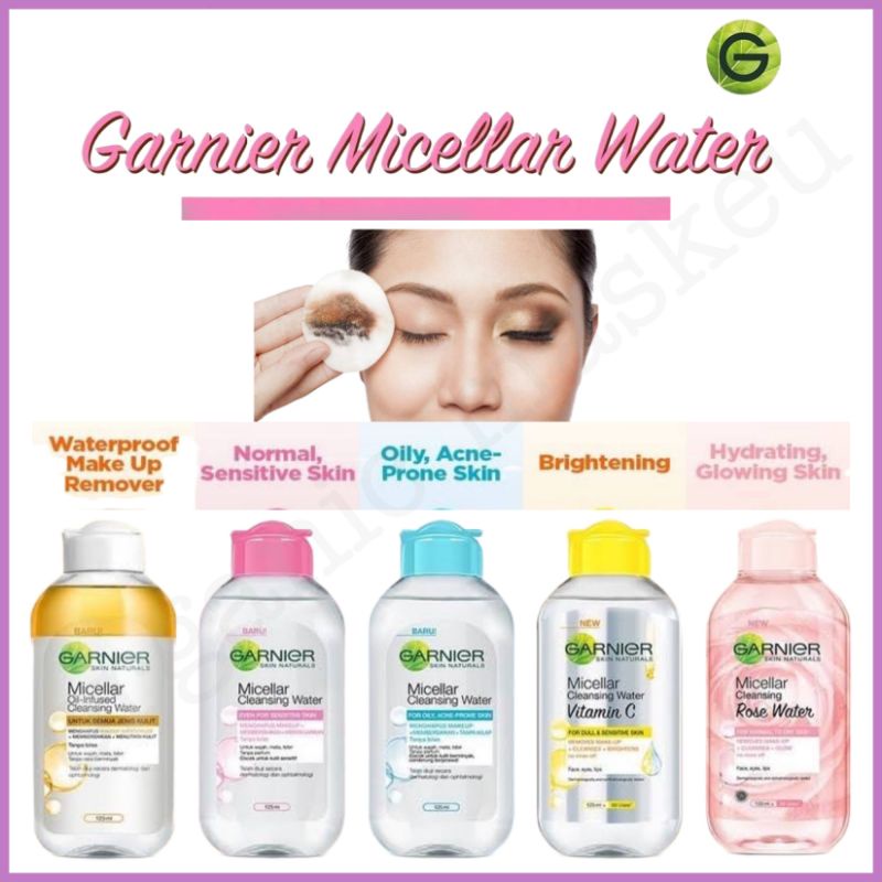 (BPOM) GARNIER MICELLAR WATER|PEMBERSIH MAKE UP|PEMBERSIH WAJAH