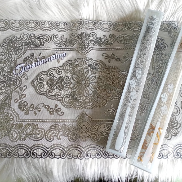 Suvenir taplak souvenir pernikahan murah sovenir unik suvernir table mat kemasan mika