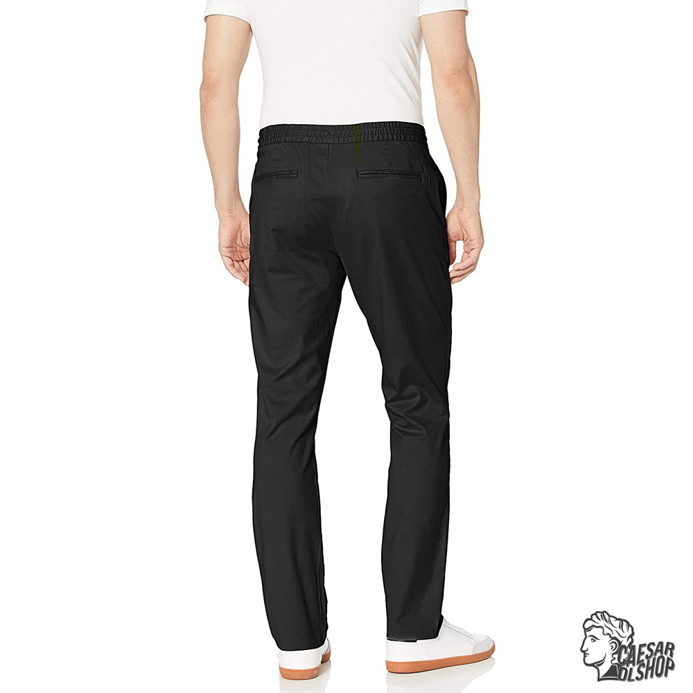 Caesar Olshop - Chino Pinggang Karet - Antonius - Black