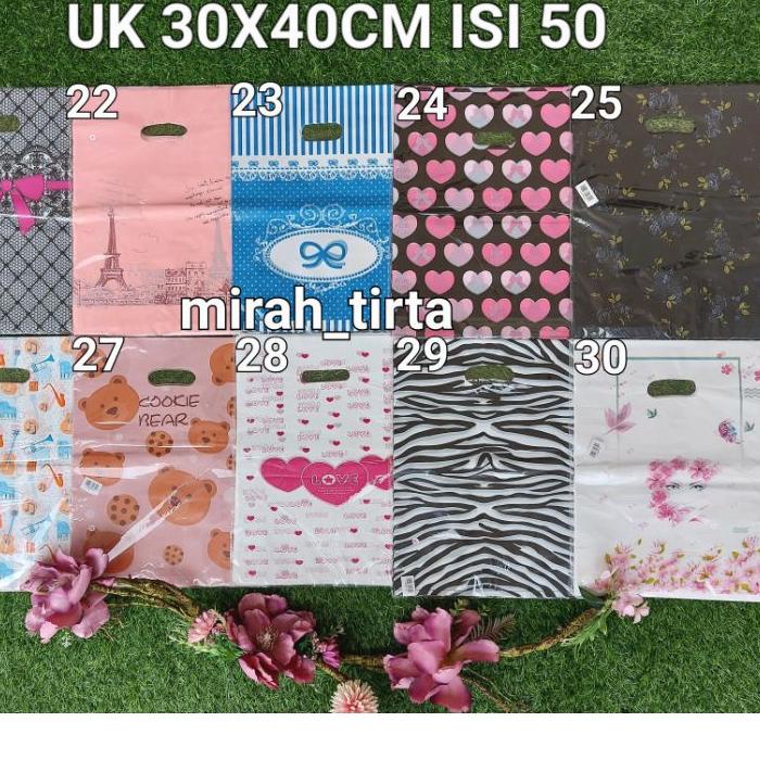 

パ ❤TER❤30x40cmKantong kresek plong motif olshop online shop 30x40 . Kresek baju distro . kantung olshop Kekinian