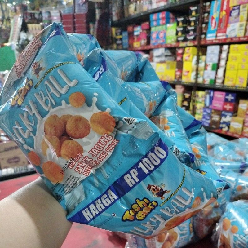 

MILKY BALL/makanan ringan ekstrudat susu