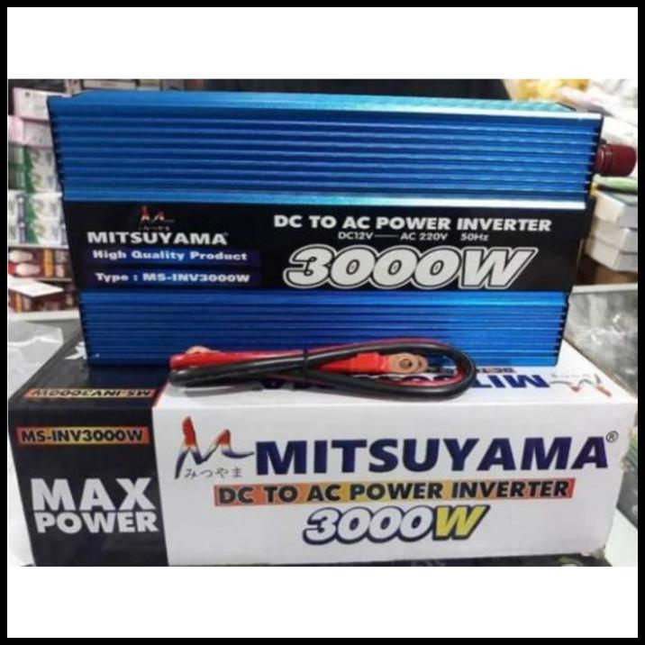 Promo Power Inverter Dc To Ac 3000 Watt Inverter Mitsuyama 3000W Ms-Inv3000