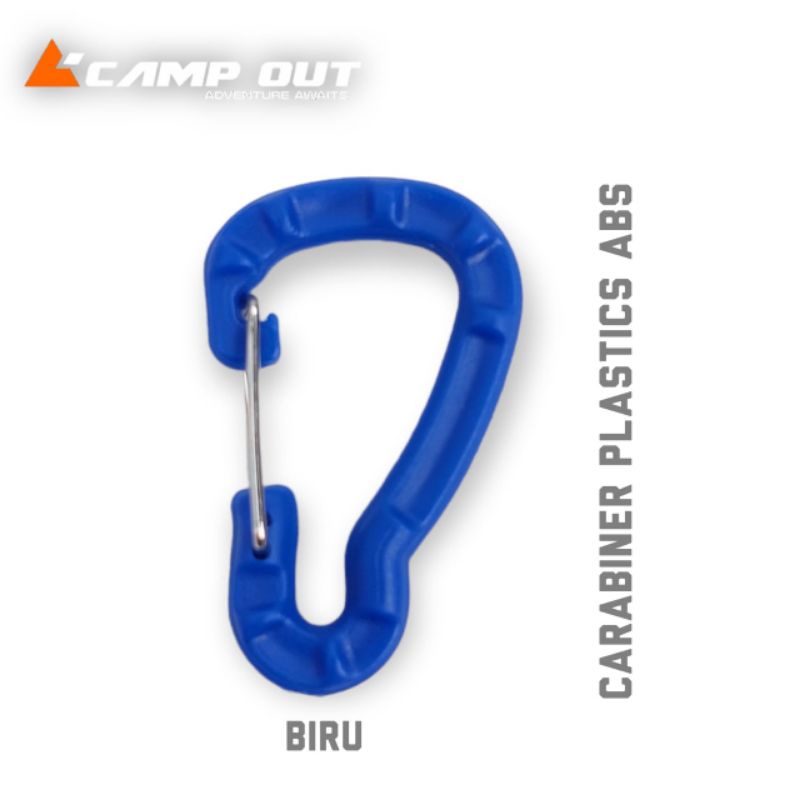 Carabiner Gantungan - Pengait Tenda Flysheet shelter Emergency - Carabiner Accessories ABS - Gantungan serbaguna - Karabiner Snap Clip