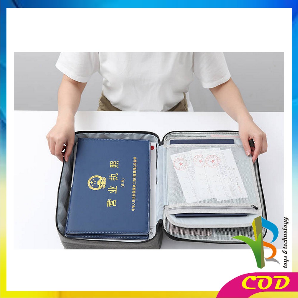 RB-C515 C516 Tas Dokumen Multifungsi / Tempat Penyimpanan Sertifikat File Dokumen Penting / Storage bag Travel Portable