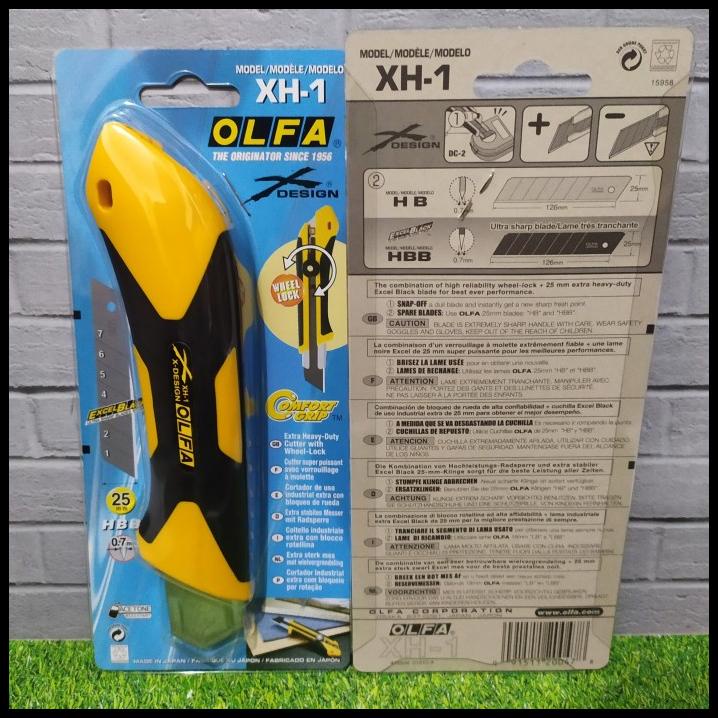 

Pisau Cutter Anti Slip 25Mm Xh-1 Olfa Snap Off Blade Cutter