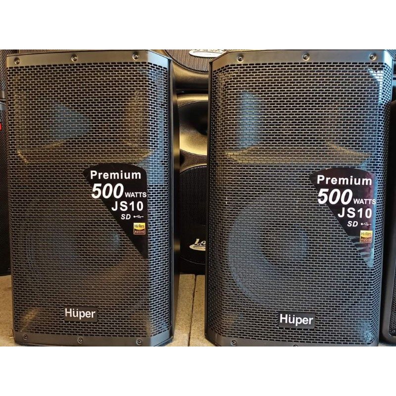 Speaker Aktif Huper JS 10 original garansi resmi harga sepasang
