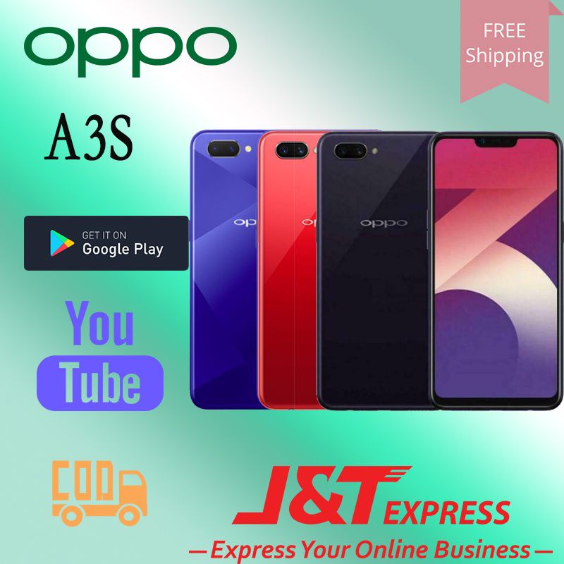 OPPO A3S RAM 4GB / 128GB MULUS ORIGINAL PRELOVE LENGKAP 100% SIAP PAKAI