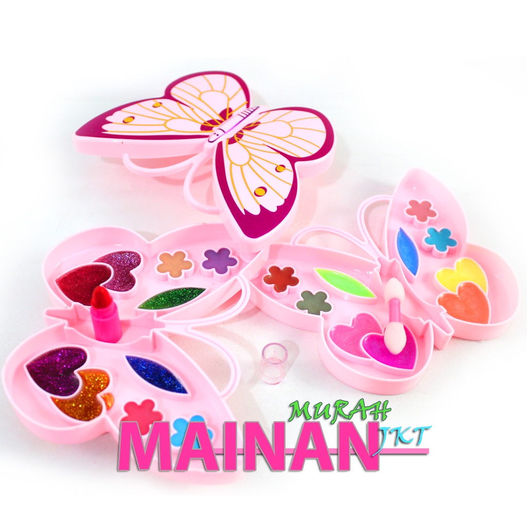 MAINANKEI MAINAN ANAK MURAH COSMETICS BERBENTUK KUPU KUPU PR17726A MAKEUP RIAS DANDAN ANAK MODELING KENCANTIKAN ANAK PEREMPUAN