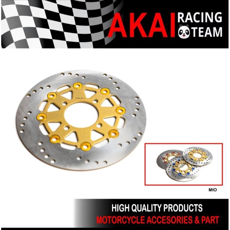 Piringan Disc Cakram Depan Variasi ukuran Standar 220mm Jupiter MX Z Mio Beat Untuk Lobang Baut4 pnp Tinggal pasang