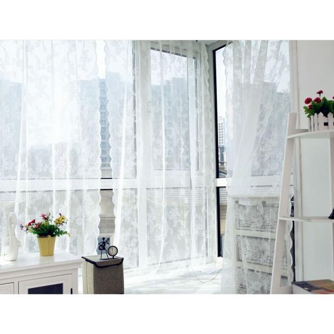 TIRAI JENDELA BORDIR RENDA KAIN KASA GORDEN JACQUARD RG6576ER