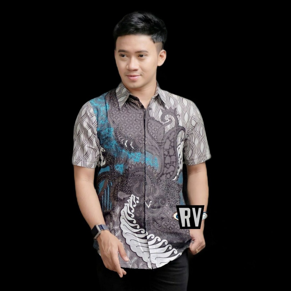 Kemeja batik pria motif reog