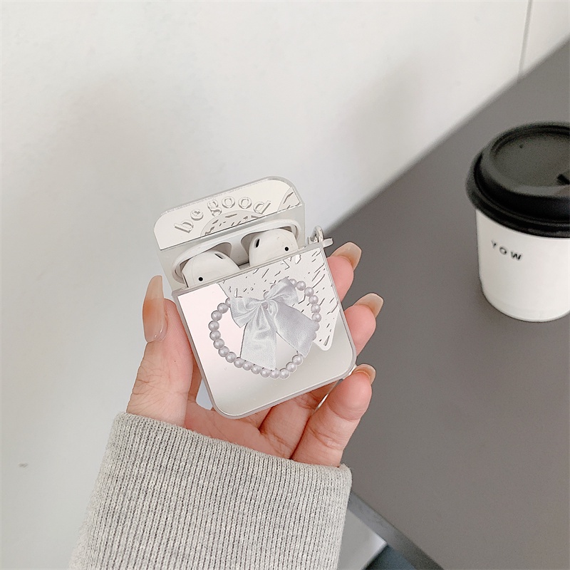 Untuk airpods3 case AirPods Pro3 2 1 Cover Lucu Korea Mutiara Rantai Earphone case airpods3 hearphone Protect Cover Airpod2