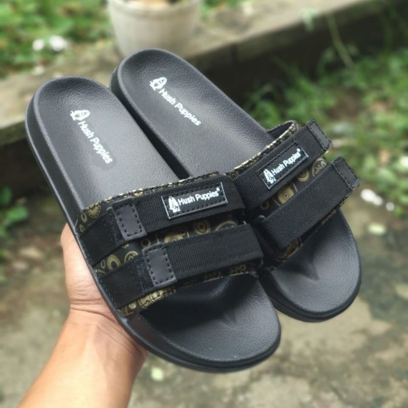 Sandal Hush Puppies Double Strap Unisex Sendal Selop Pria Wanita