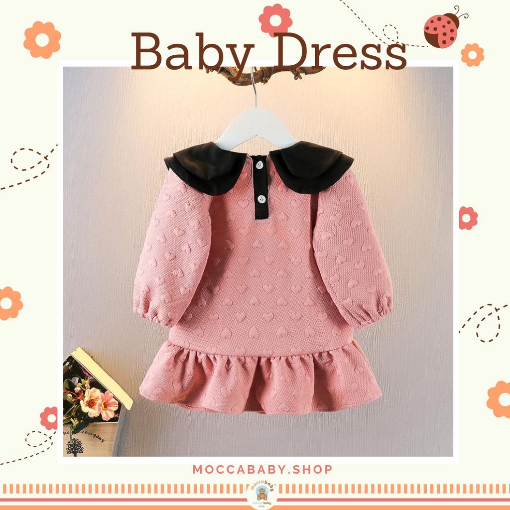 MBSS - DRESS HAJIME RIBBON EBV Baju Dress Anak Perempuan Import Dress anak/Bayi Perempuan Gaun bayi Rok Anak Pakaian anak