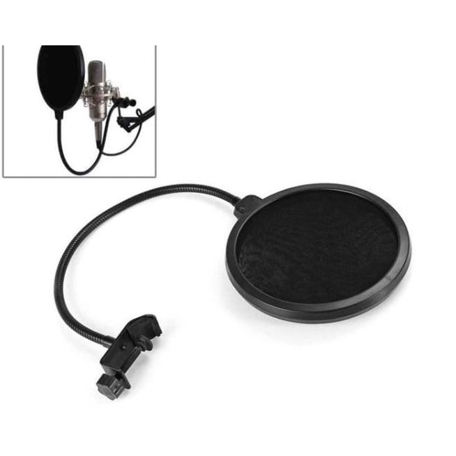 Pop Shield Double Layer Filter Mic BM 800 Universal For Broadcasting and Recording