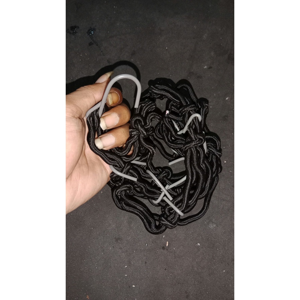 Jaring Helm Rajut Jok Motor Jaring Mantel Jas Hujan Warna Model Import Biasa