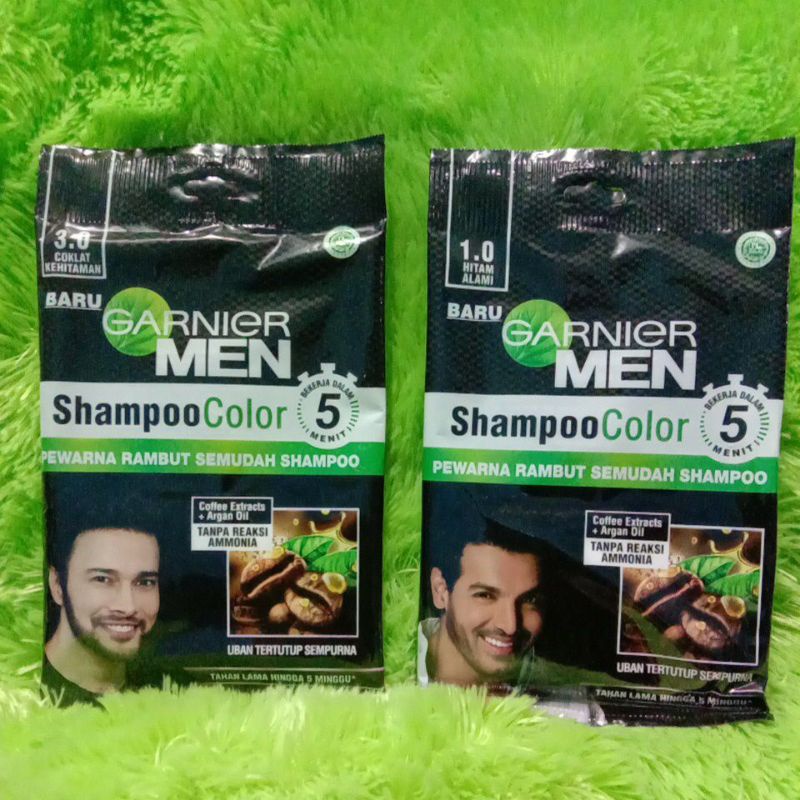 Garnier men shampoo color