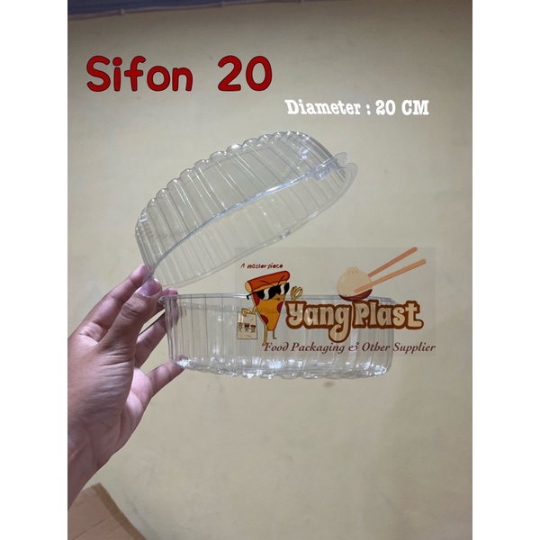 {ECER SATUAN } MIKA BOLU SIFON 20 / MIKA BOLU CIFFON 20 CM BENING BULAT