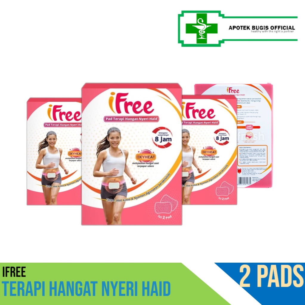 Ifree Heat Pad / Terapi Hangat untuk Nyeri saas Haid - isi 2 pcs