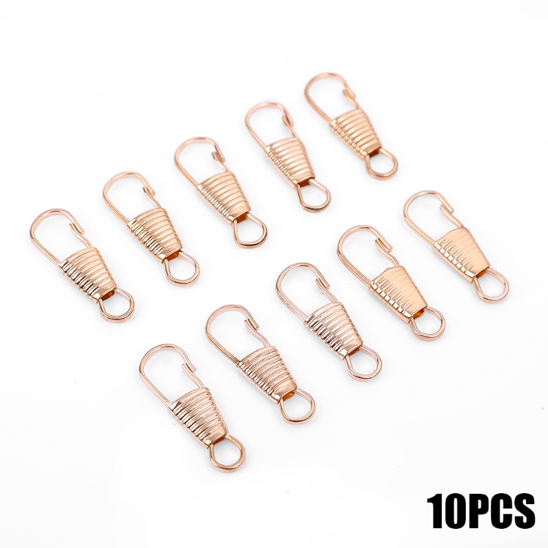 Zipper Slider Pull Tab Metal Zipper Fixer Head 10Pcs Mode Zipper Slider Untuk Gesper Rusak Tas Travel Koper Zipper Head Zipper Pull Pengganti Zipper Repair Kit Zipper