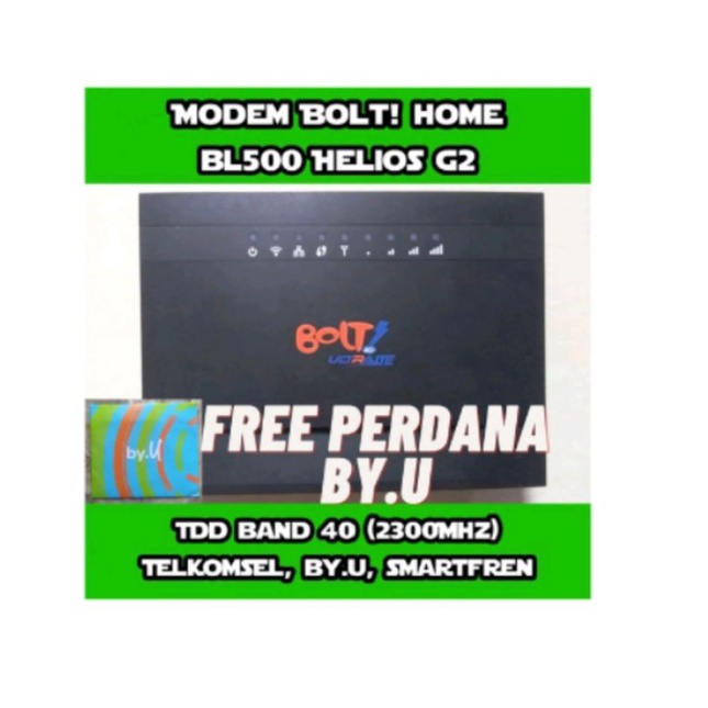MODEM BOLT BL500 UNLOCK PERMANEN+PERDANA BYU buat tes
