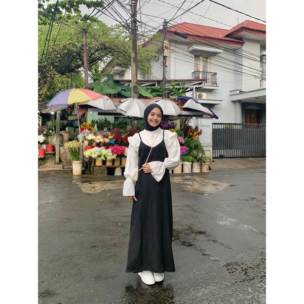 [veilish.chic] CAITLYN dress | overall korea |