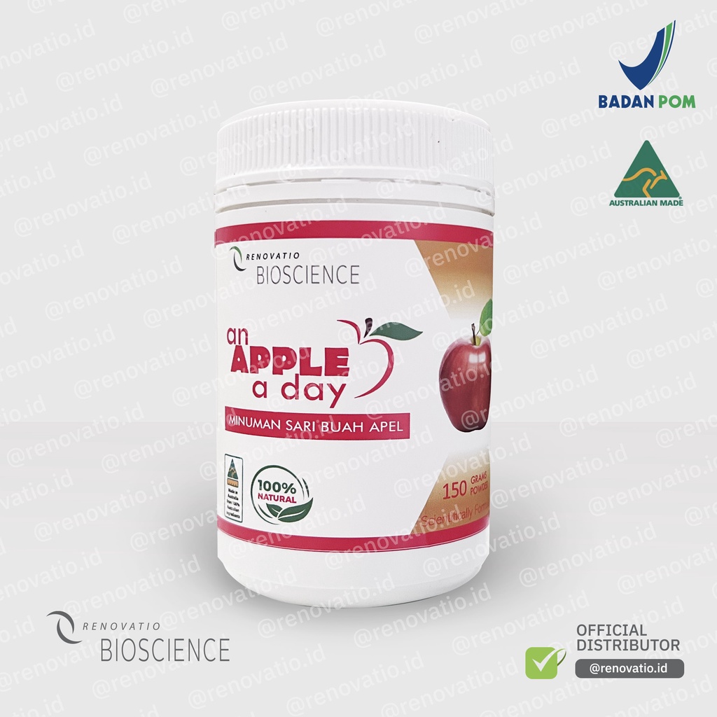 Jual Renovatio An Apple A Day Activated Phenolics Powder 150 grams