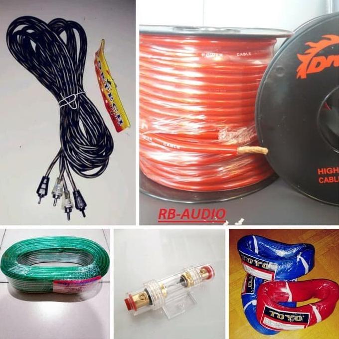 Paket Kabel Kabel Untuk Audio Mobil Full Set