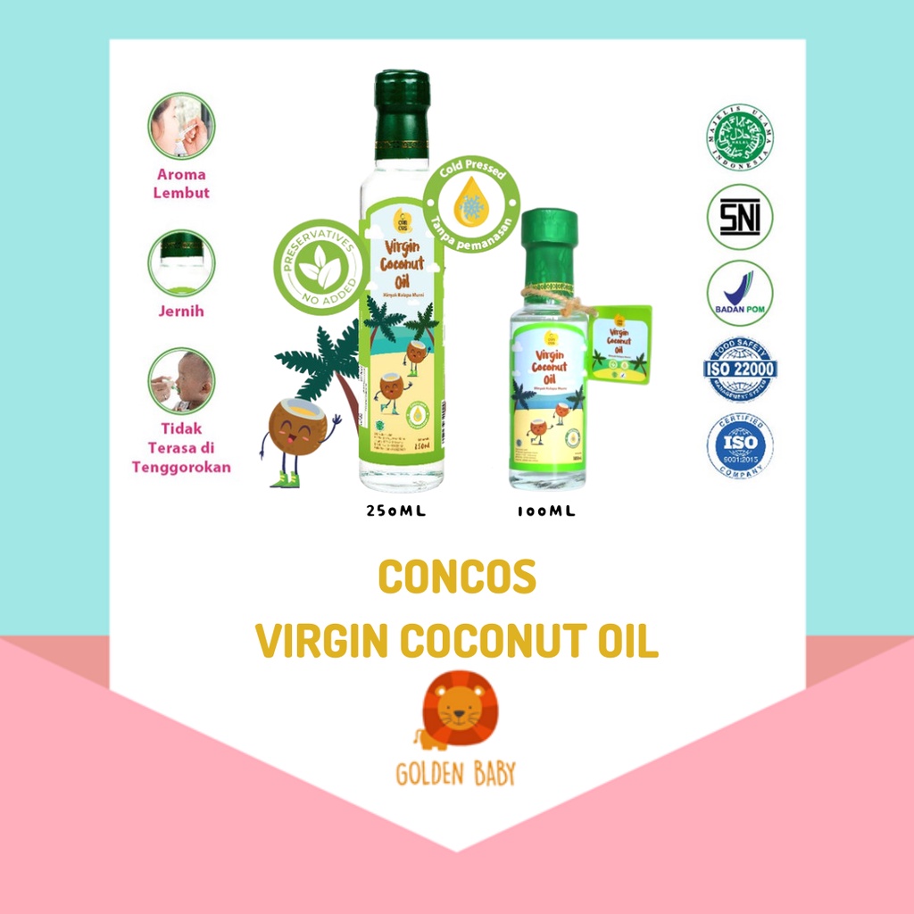 

Concos Virgin Coconut Oil Kids | VCO Minyak Kelapa