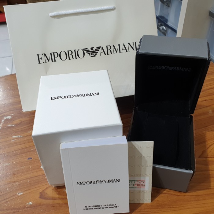 Kotak Box Jam Tangan Merk Emporio Armani Original