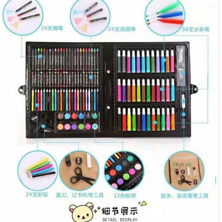 

[D-2-8 ♫♪] [CZM] CRAYON SET 150 PCS PENSIL WARNA ALAT LUKIS-proses cepat