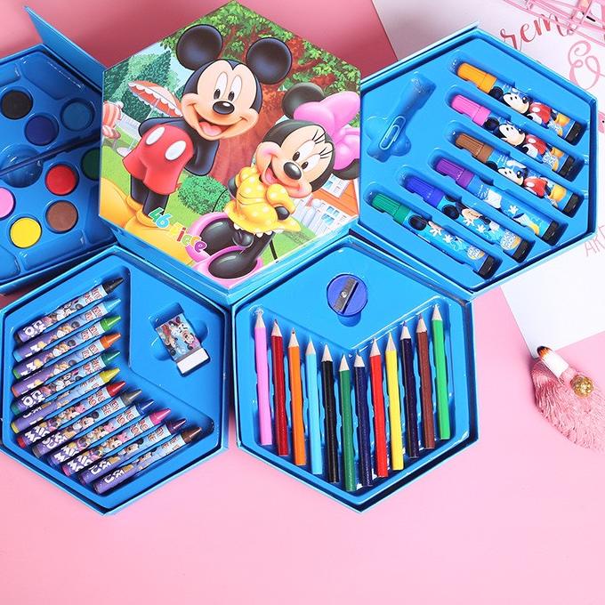 

Koleksi Terbaru Homizu Crayon 46 Set Pensil Cat Warna Alat Seni Lukis Menggambar Crayon Set Susun - CR46P OD0~