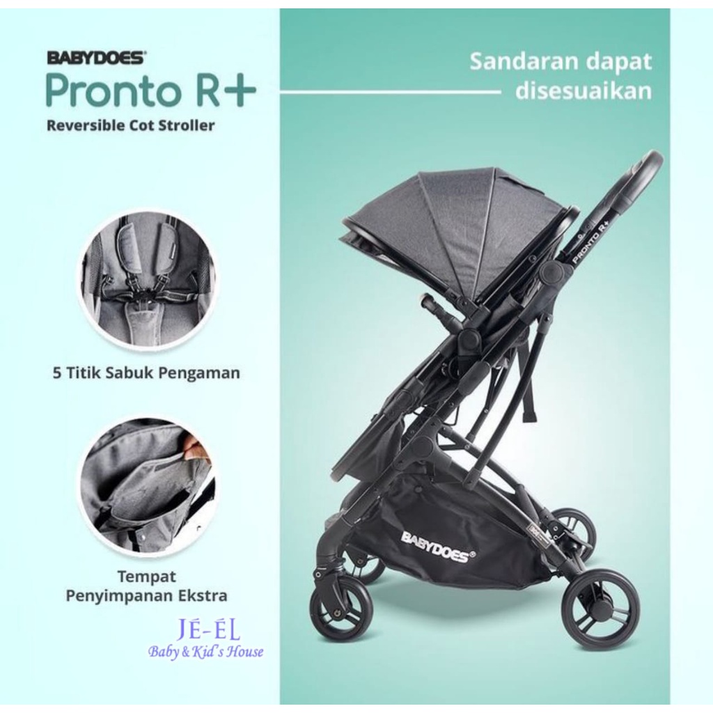 Baby Does Stroller New Pronto R+ CH-TR-2252 / Kereta Dorong Bayi