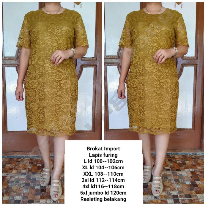 dress brokat juwita xxL 3xL