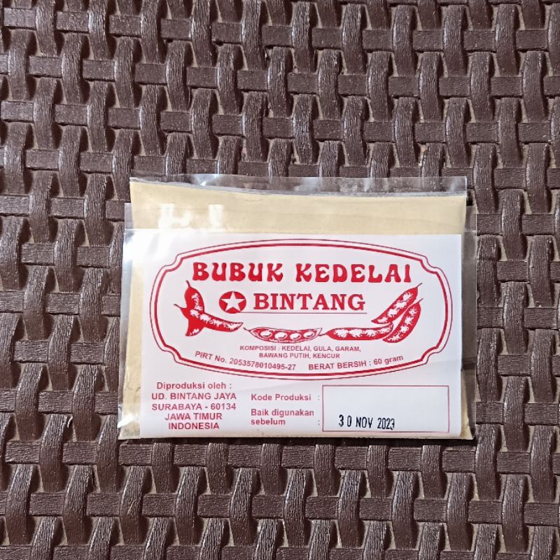 

Bubuk Kedelai Untuk Ketan/ Bubuk Kedelai Bintang 60gr