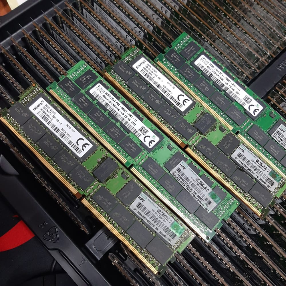 MEMORY RAM SERVER DDR4 32GB 2RX4 PC4-2400T ECC RDIMM SERVER RAM NEW KHUSUS UNTUK PC SERVER