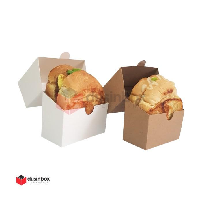 

Toast / Roti Bakar Take Away Box - Ivory/Warna Putih (Isi 100Pcs) 090