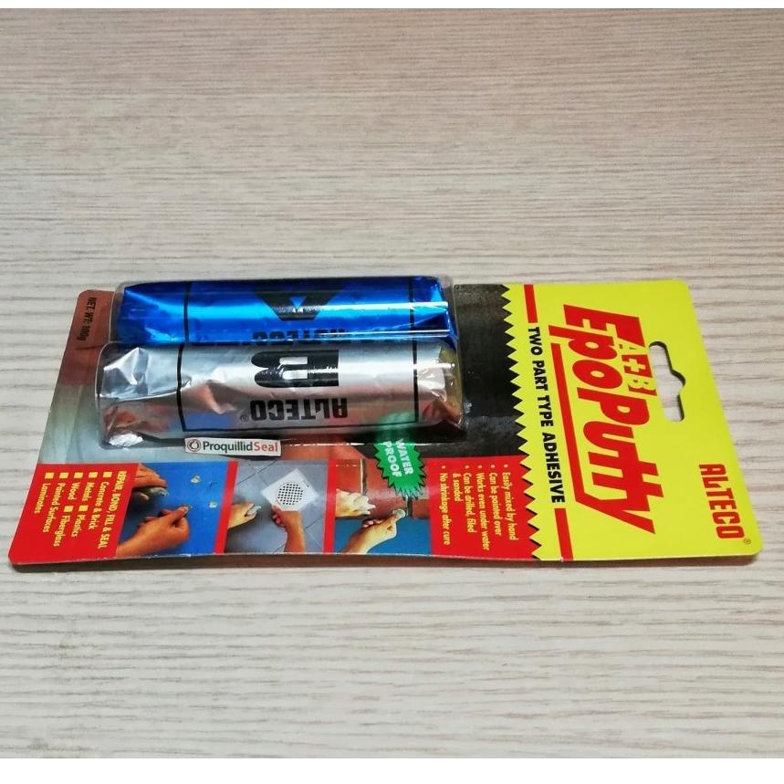 

F(1W») Lem Epo Putty Alteco / Epo Putty / Lem porting 100 gram proses cepat