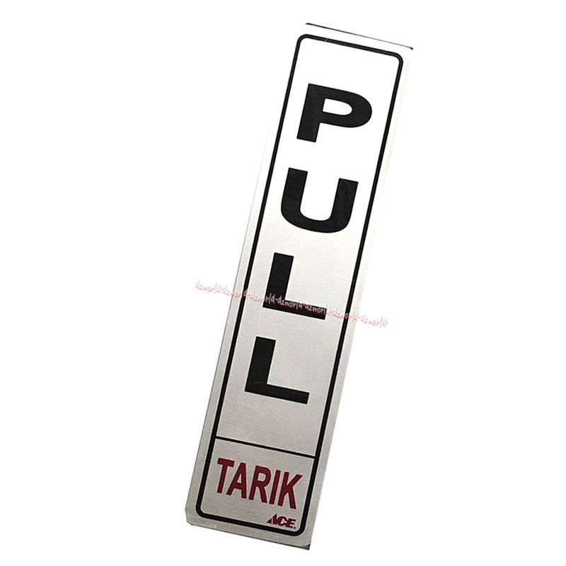 Kris Stiker Pull Tarik Sticker Tarik Cocok Untuk Pintu Kamar Kamar Mandi Toilet Arahan Pemberitahuan Petunjuk Mudah Diaplikasikan Stikers Pulls Krisbow Ace