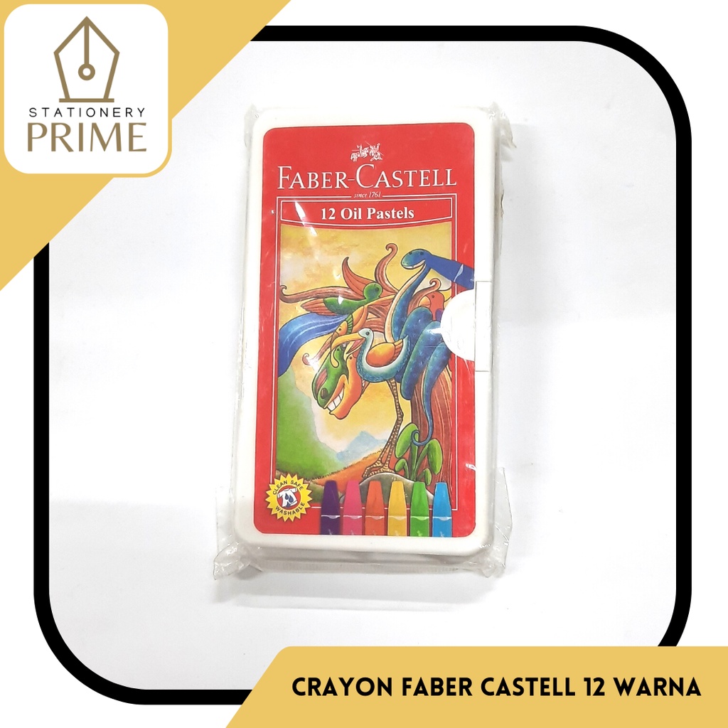 

Crayon Faber Castell 12 warna Plastic Bags