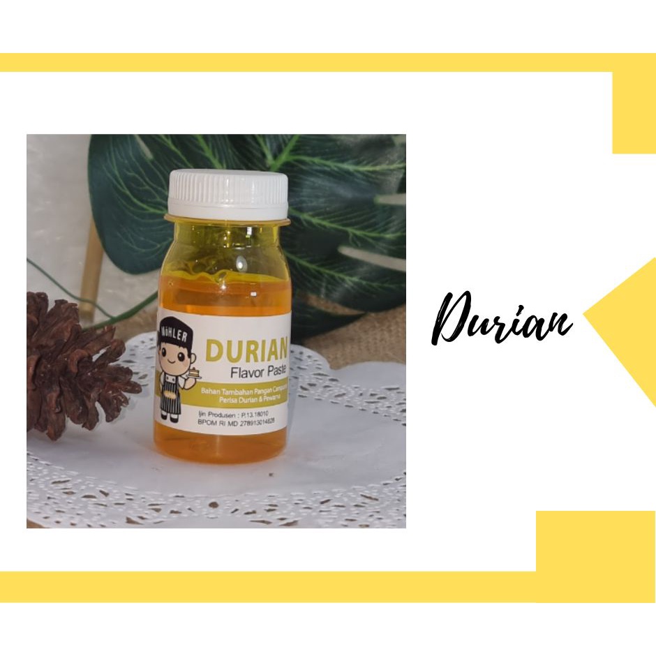 

[NEW] Pasta Perisa Makanan dan kue Pewarna Minuman dan kue Mohler 60ml | DURIAN