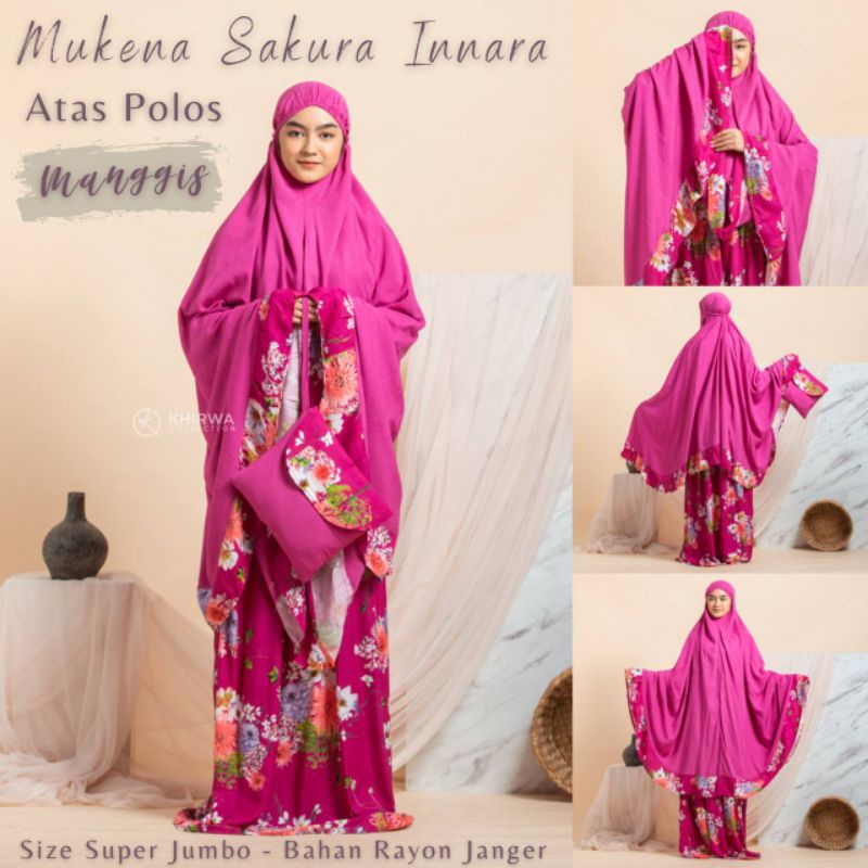 Mukena Bali Super Jumbo Rayon Premium