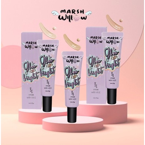 ✦SINAR✦Marshwillow Be Glow &amp; Be Bright BB Cream with Vit E by Natasha Wilona