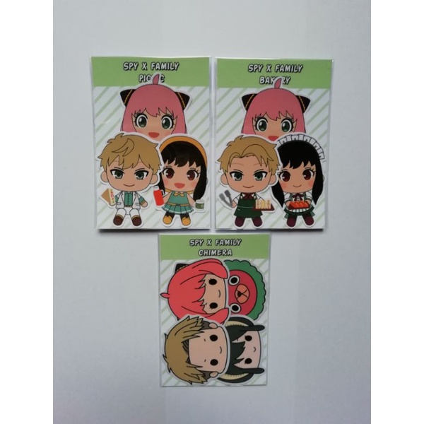 

[ST-PA-16] Sticker Pack Anime SpyxFamily Stiker Set karakter Anime Spy x Family