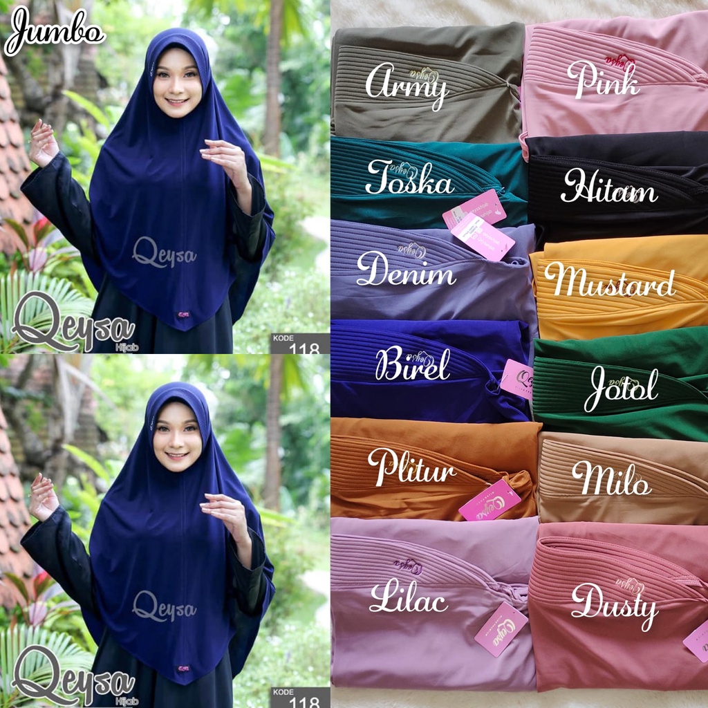 Ori Qeysa Hijab Instan Premium Jumbo