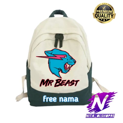 tas ransel sekolah anak mr beast